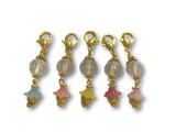 Crystal CF - #007 Set of 5 Stitch Markers