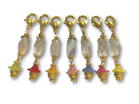 Crystal CF - #012 Set of 7 Stitch Markers