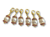 Crystal CP - #053 Set of 6 Stitch Markers