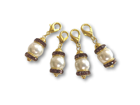 Crystal CP - #056 Set of 4 Stitch Markers