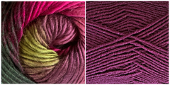 (New) MAGENTA + CALLA LILY - Embossed Phoenix Scarf KIT