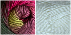 WHITE + CALLA LILY - Embossed Fall Pocket Shawl KIT