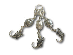 Crocodile M2 - #41 - Set of 3 Stitch Markers - Bonita Patterns