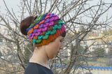 Crocodile Stitch Messy Bun Ponytail Hat - Bonita Patterns