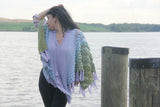 Crocodile Stitch Triangle Poncho - Bonita Patterns