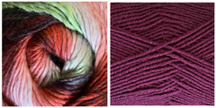 MAGENTA + CROSSROADS - Embossed Flora Throw KIT