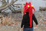 Crocodile Stitch Dragon Hat (Baby & Toddler Sizes) - Bonita Patterns