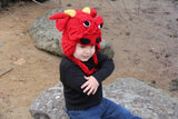 Crocodile Stitch Dragon Hat (Baby & Toddler Sizes) - Bonita Patterns