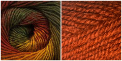 COPPER + EARTHY - Embossed Phoenix Scarf KIT - Bonita Patterns