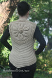 Embossed Daisy Vest - Bonita Patterns