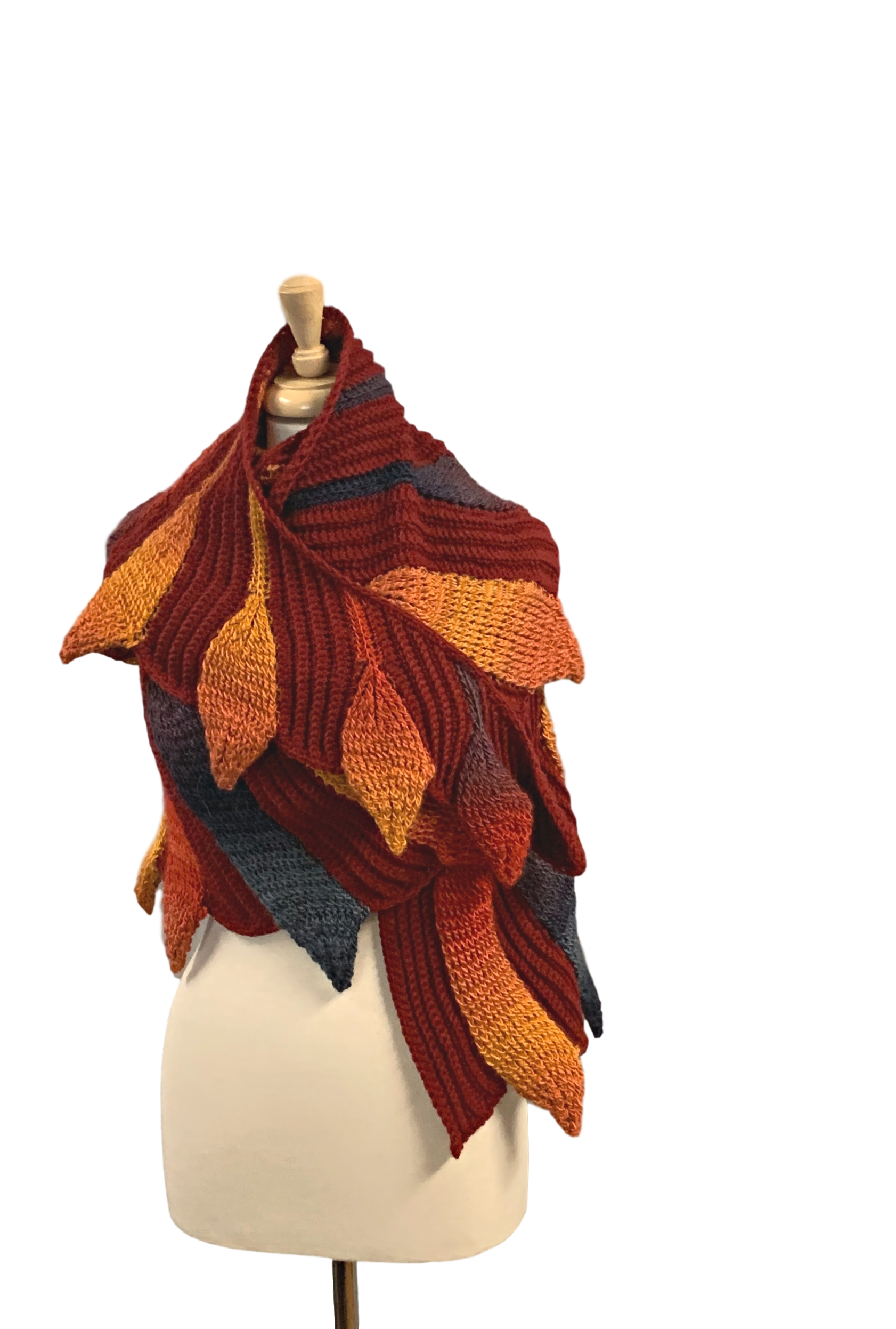 Embossed Phoenix Vortex Shawl - Crochet Pattern - Bonita Patterns