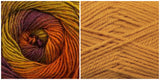 MUSTARD + FOLIAGE - Embossed Phoenix Hooded Cape KIT - Bonita Patterns