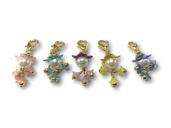 Flowering PF - #065 Set of 5 Stitch Markers - Bonita Patterns