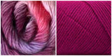 FUCHSIA+ PINK FUCHSIA - Embossed Phoenix Scarf KIT - Bonita Patterns