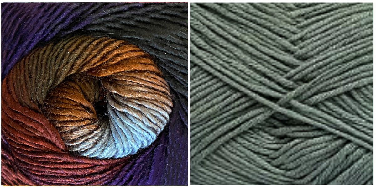 DARK GREY + GALAXY - Embossed Phoenix Scarf KIT