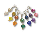 Heart H2 - #002 Set of 7 Stitch Markers