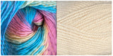 VANILLA + I CAN'T QUIT YOU BABY - Embossed Fascination Shawl KIT