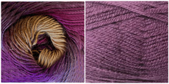 LAVENDER + LUPINE - Falling Leaves Scarf YARN KIT