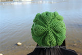 Embossed Leaves Slouch Hat Crochet Pattern - Bonita Patterns