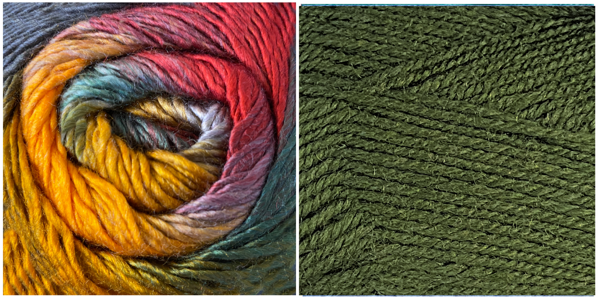 GRASS GREEN + MARIGOLD - Embossed Natura Hat KIT
