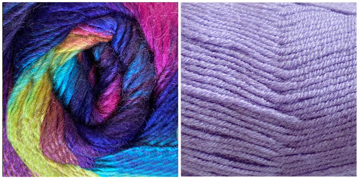 LILAC + MISTY - Falling Leaves Scarf YARN KIT