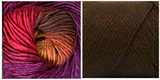 CHOCOLATE + ORCHID (100% ACRYLIC) - Embossed Natura Hat KIT