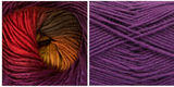(PREORDER) PURPLE + ORCHID - Embossed Fall Pocket Shawl KIT
