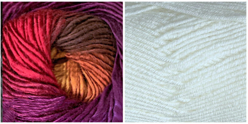 WHITE + ORCHID - Embossed Natura Gloves KIT