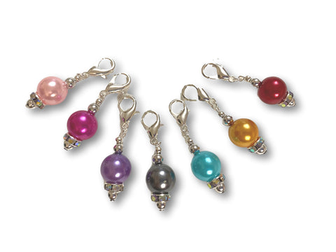 Pearl P1 - #001 Set of 7 Stitch Markers