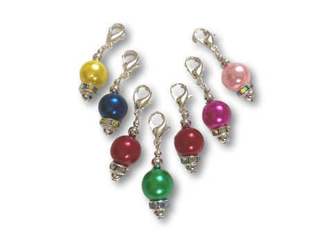 Pearl P1 - #004 Set of 7 Stitch Markers