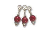 Pearl P1 - #009 Set of 3 Stitch Markers