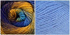 BLUE + PEACOCK - Embossed Natura Hat KIT