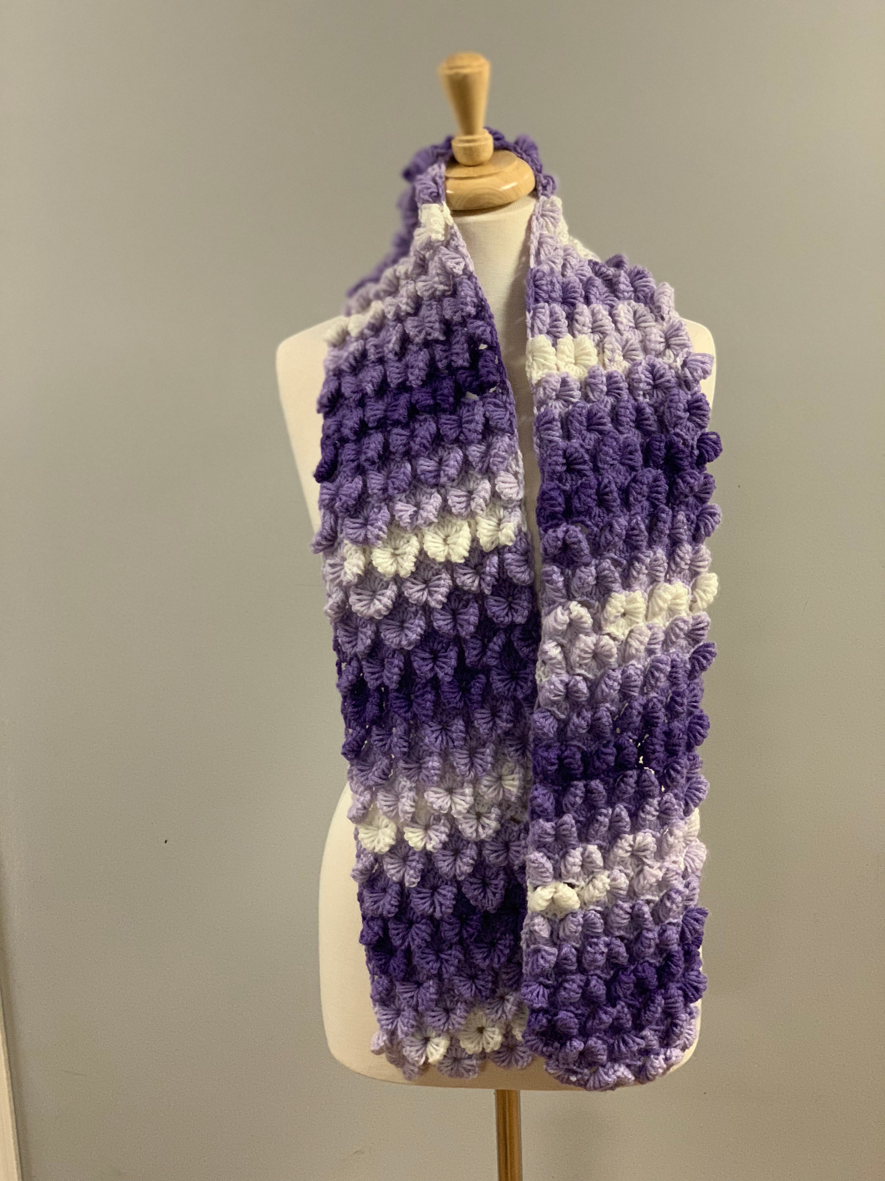 Orchid Stitch Scarf - Bonita Patterns