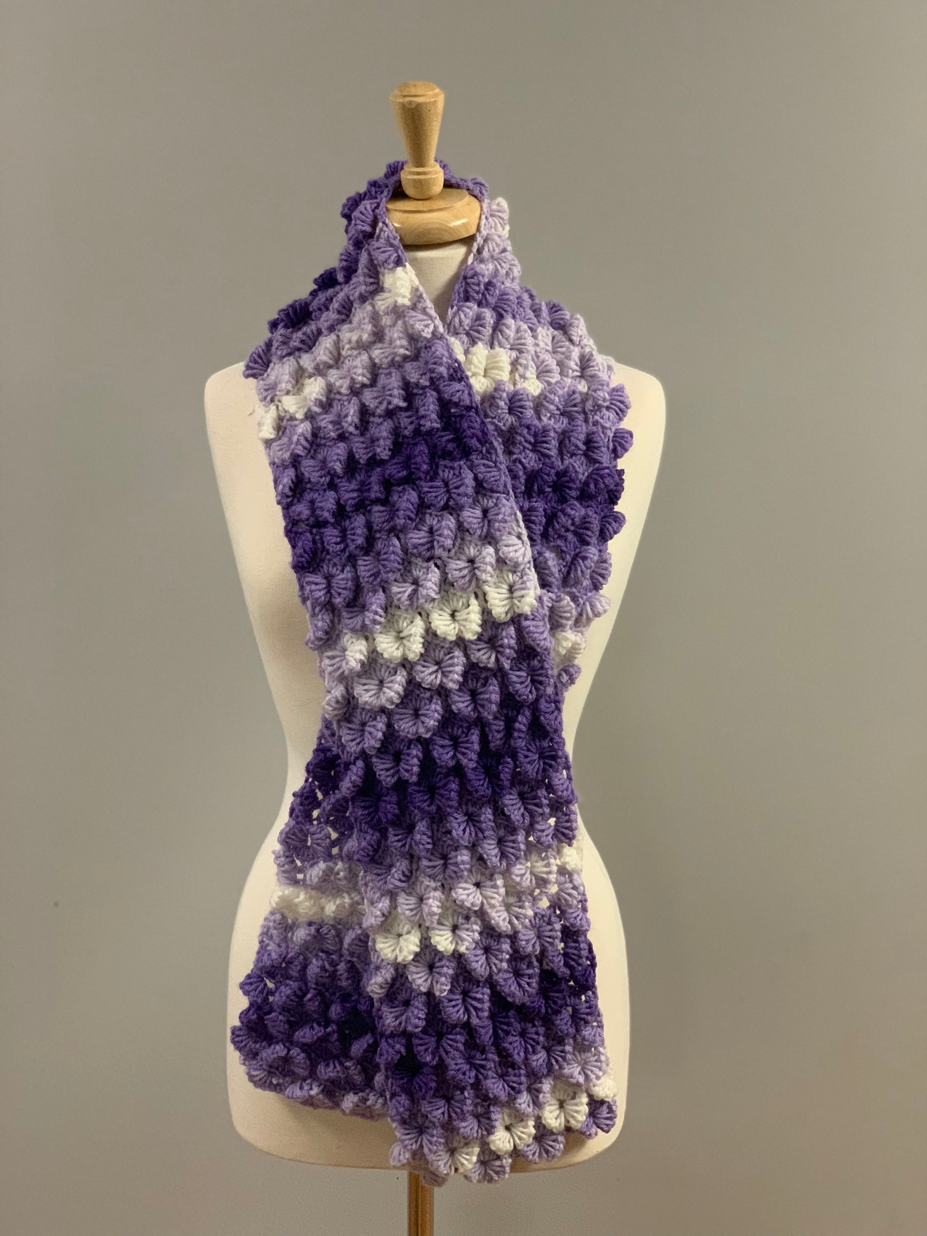 Orchid Stitch Scarf - Bonita Patterns
