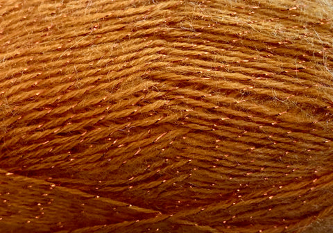 Bonita Yarns - Angora Shimmer - Old Gold Metal Shades - Bonita Patterns