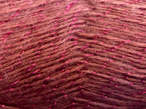 Bonita Yarns - Angora Shimmer - Rouge Metal Shades - Bonita Patterns