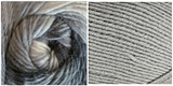 LIGHT GREY + PLATINUM - Embossed Fascination Shawl KIT