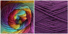 PURPLE + PRISM - Falling Leaves Shawl CAL