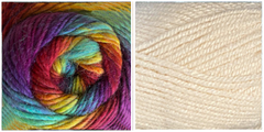VANILLA + PRISM - Falling Leaves Shawl CAL