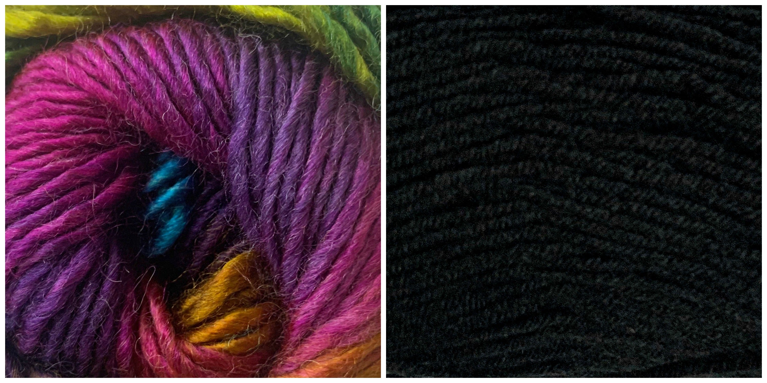 BLACK + PRISM - Embossed Phoenix Scarf KIT - Bonita Patterns