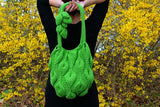 Embossed Leaves Purse - Bonita Patterns