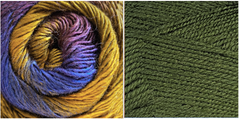 GREEN GRASS + SPLENDOR - Embossed Natura Shawl KIT