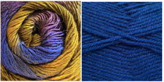 ROYAL BLUE + SPLENDOR - Embossed Phoenix Scarf KIT