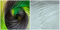 WHITE + SUMMERTIME - Falling Leaves Shawl CAL