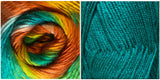 TEAL + WHAT A WONDERFUL WORLD - Embossed Phoenix Scarf KIT