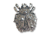 Antique Silver Small Beetle Brooch - Bonita Patterns