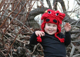 Crocodile Stitch Dragon Hat (Baby & Toddler Sizes) - Bonita Patterns