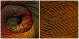 CARAMEL + EARTHY - Embossed Phoenix Scarf KIT - Bonita Patterns