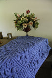 Embossed Leaves Blanket Crochet Pattern - PF - Bonita Patterns