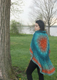 Embossed Crochet Circular Poncho CAL - Bonita Patterns